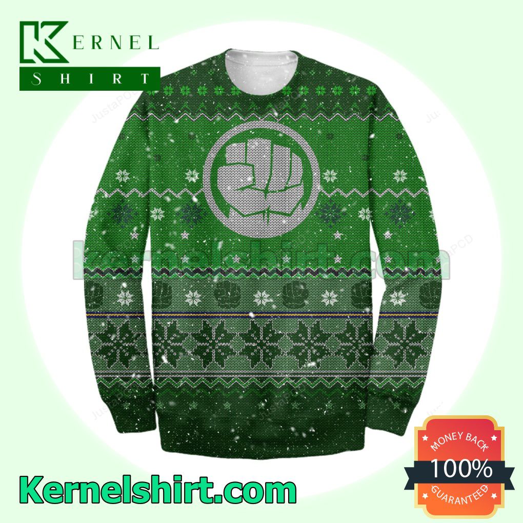 Hulk Marvel Xmas Christmas Sweatshirts