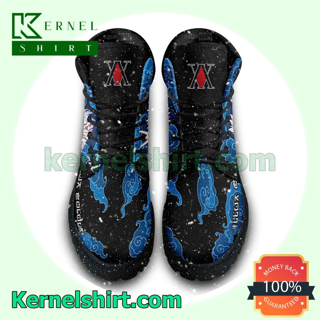 Hunter x Hunter Killua Zoldyck Winter Leather Boots a