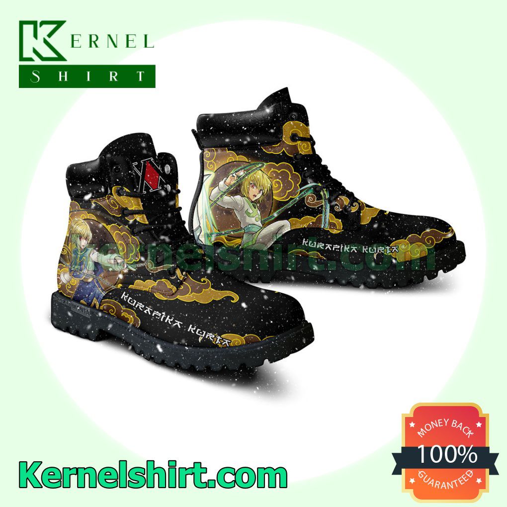 Hunter x Hunter Kurapika Winter Leather Boots a