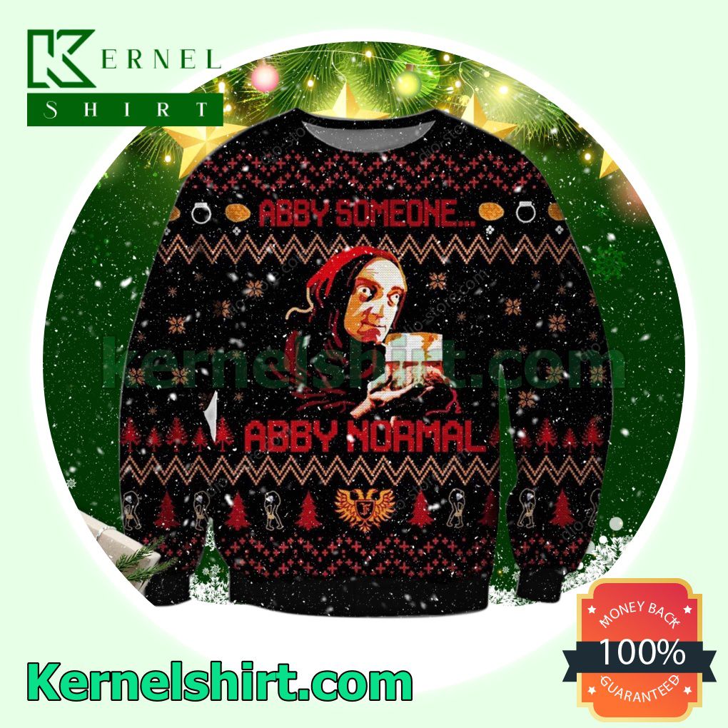 Igor Young Frankenstein Abby Normal Abby Someone Horror Poster Xmas Knitted Sweaters