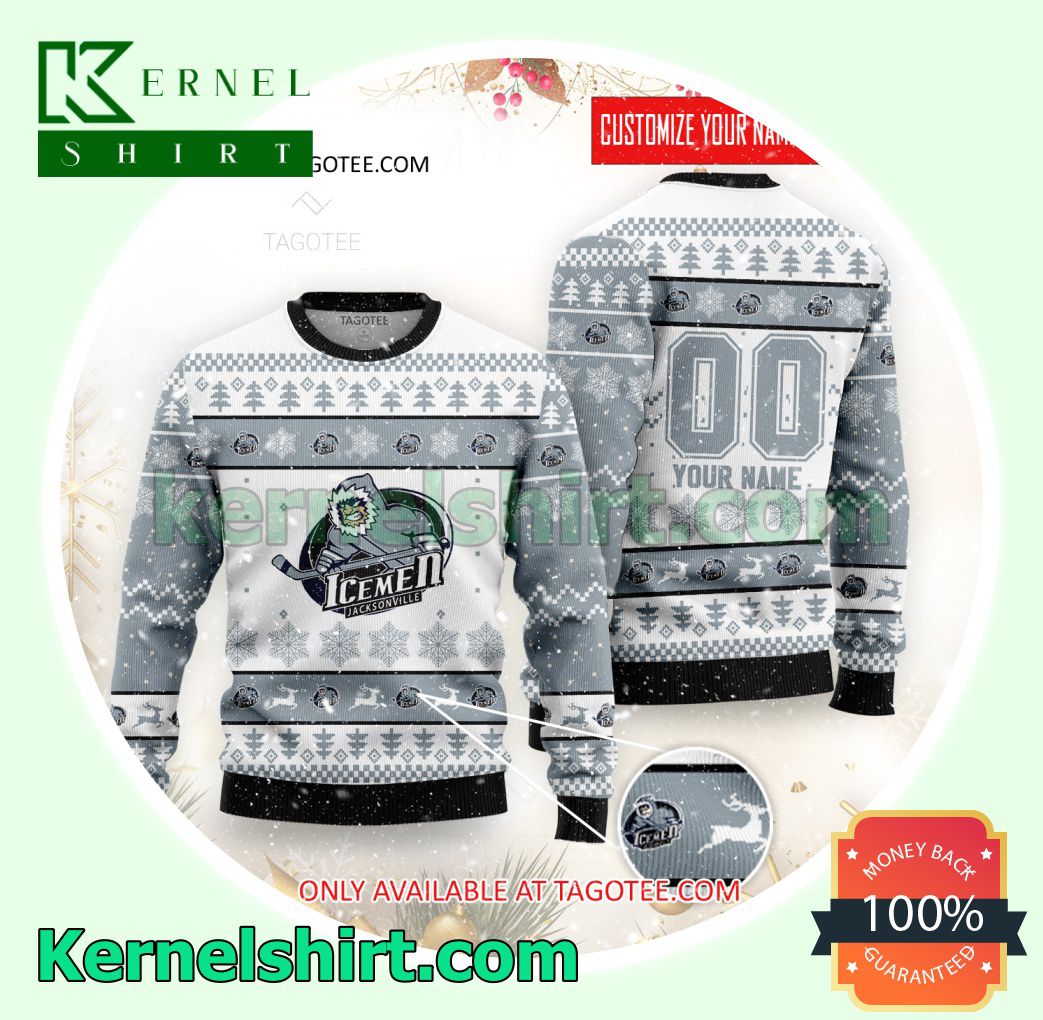 Jacksonville IceMen Hockey Club Knit Sweaters