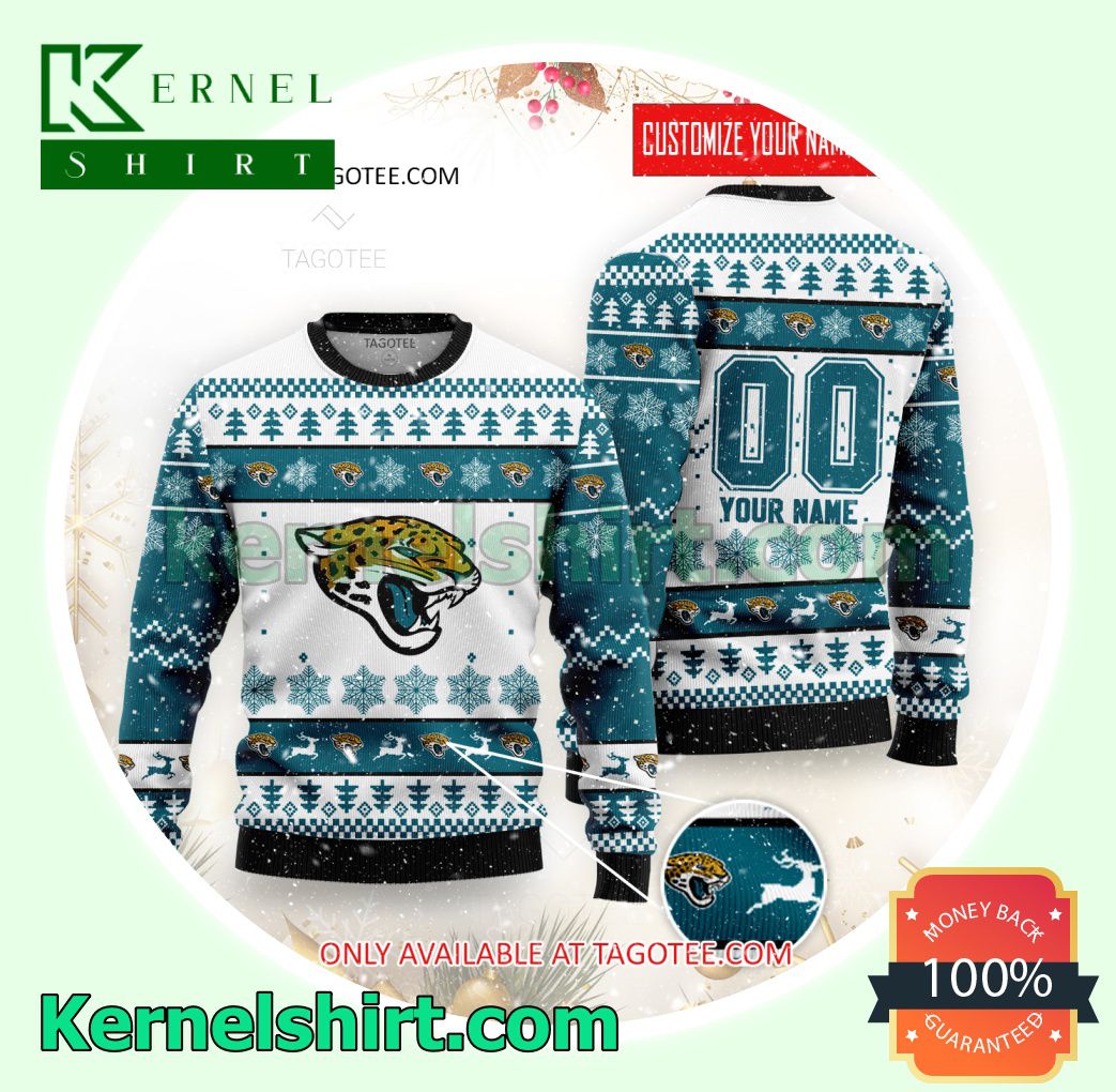 Jacksonville Jaguars Club Xmas Knit Sweaters