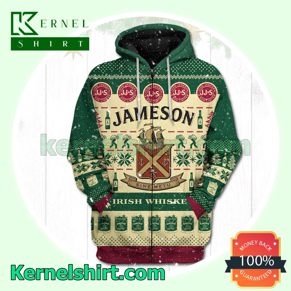 Jameson Xmas Ugly Hoodie Jacket