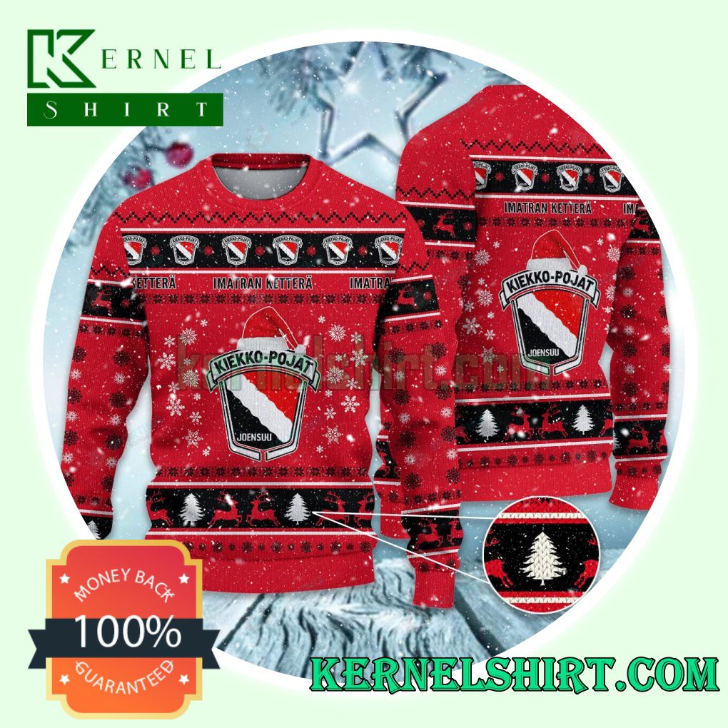 Joensuun Kiekko-Pojat Club Snowflake Xmas Knit Sweaters