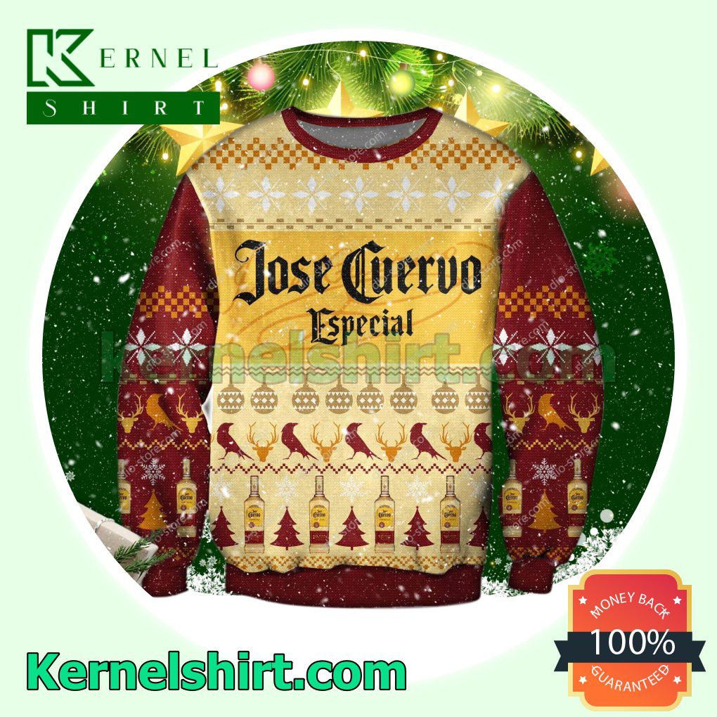 Jose Cuervo Especial Tequila Xmas Knitted Sweaters