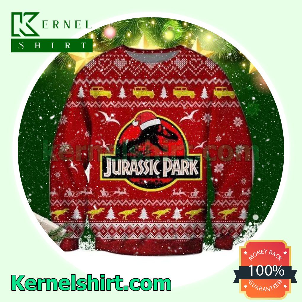 Jurassic Park Knitted Christmas Jumper