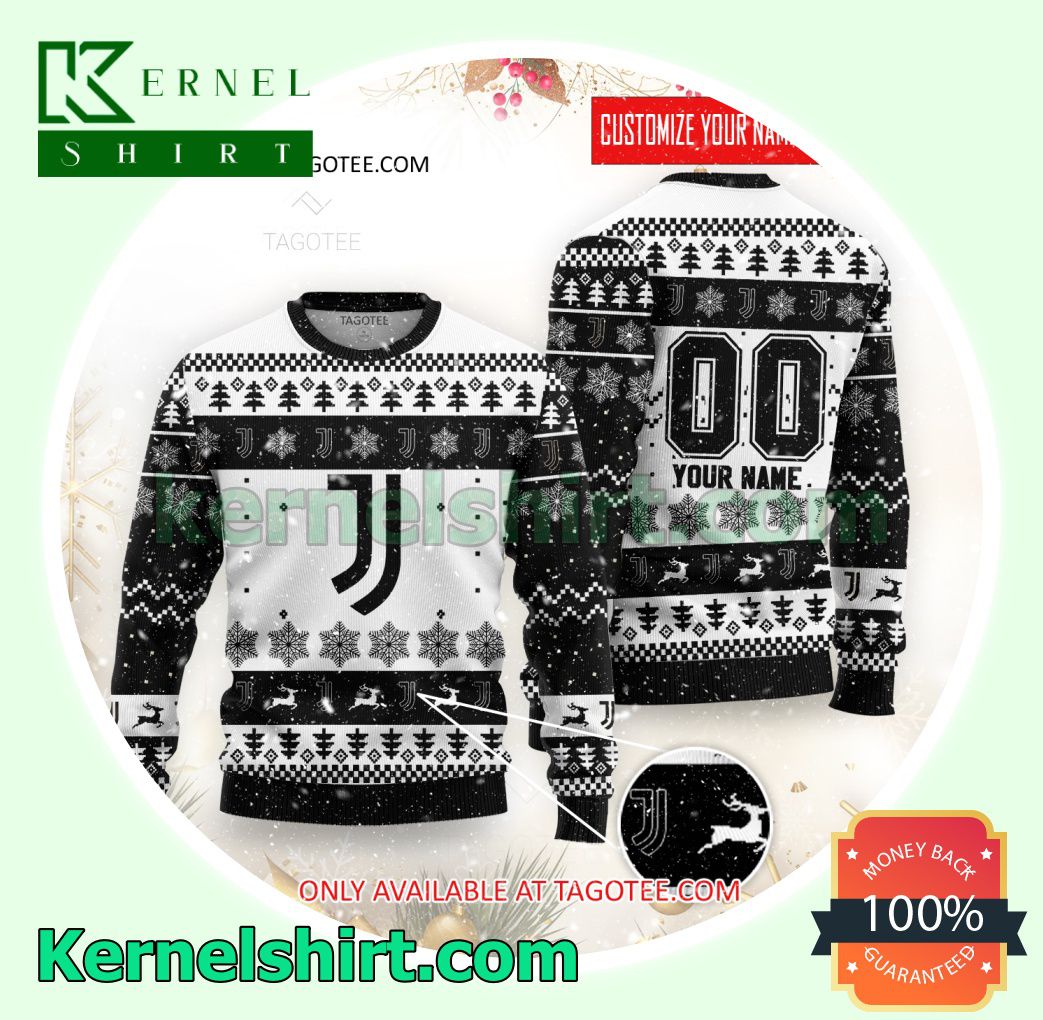 Juventus Logo Xmas Knit Sweaters