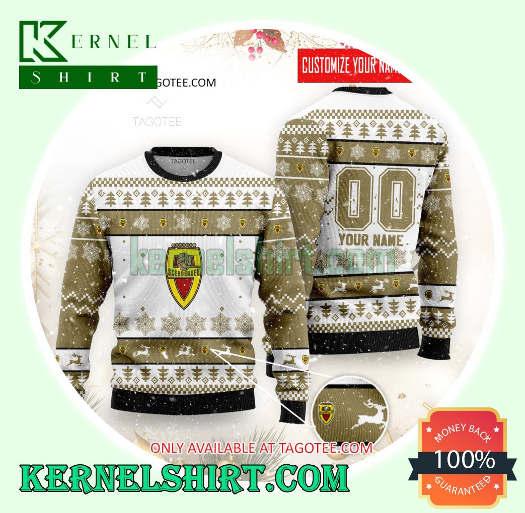 KS Skënderbeu Logo Xmas Knit Sweaters