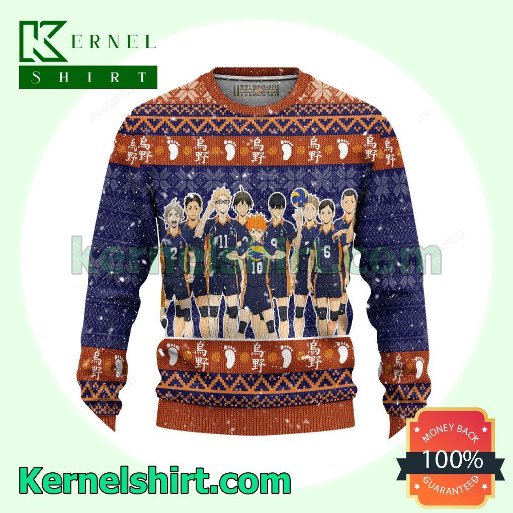 Karasuno High School Haikyuu Knitted Christmas Jumper