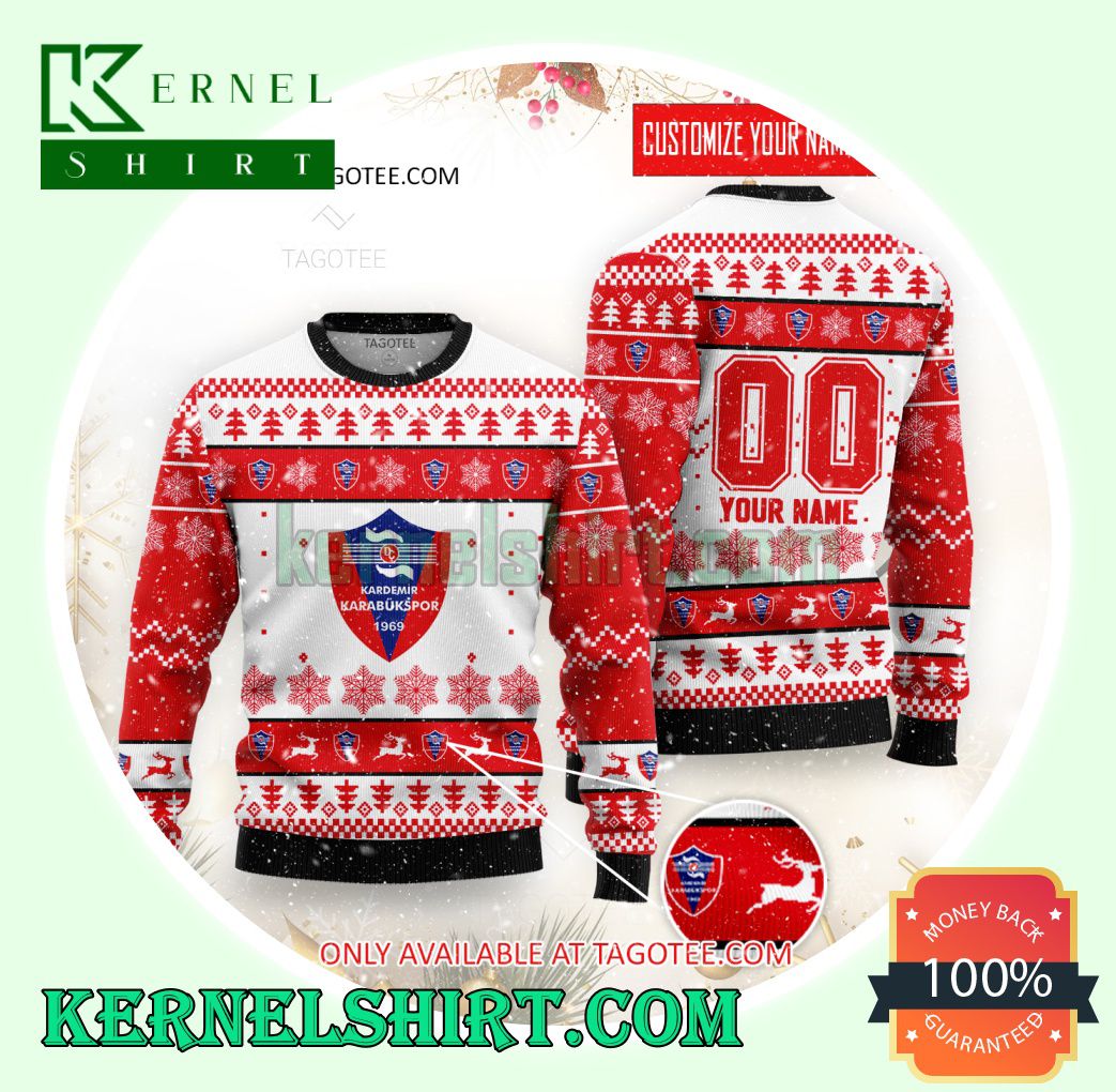 Kardemir Karabükspor Logo Xmas Knit Sweaters