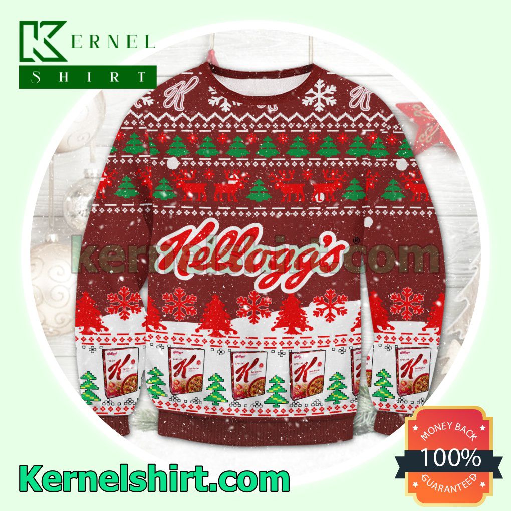 Kellogg's Special K Cereal Knitted Christmas Sweatshirts