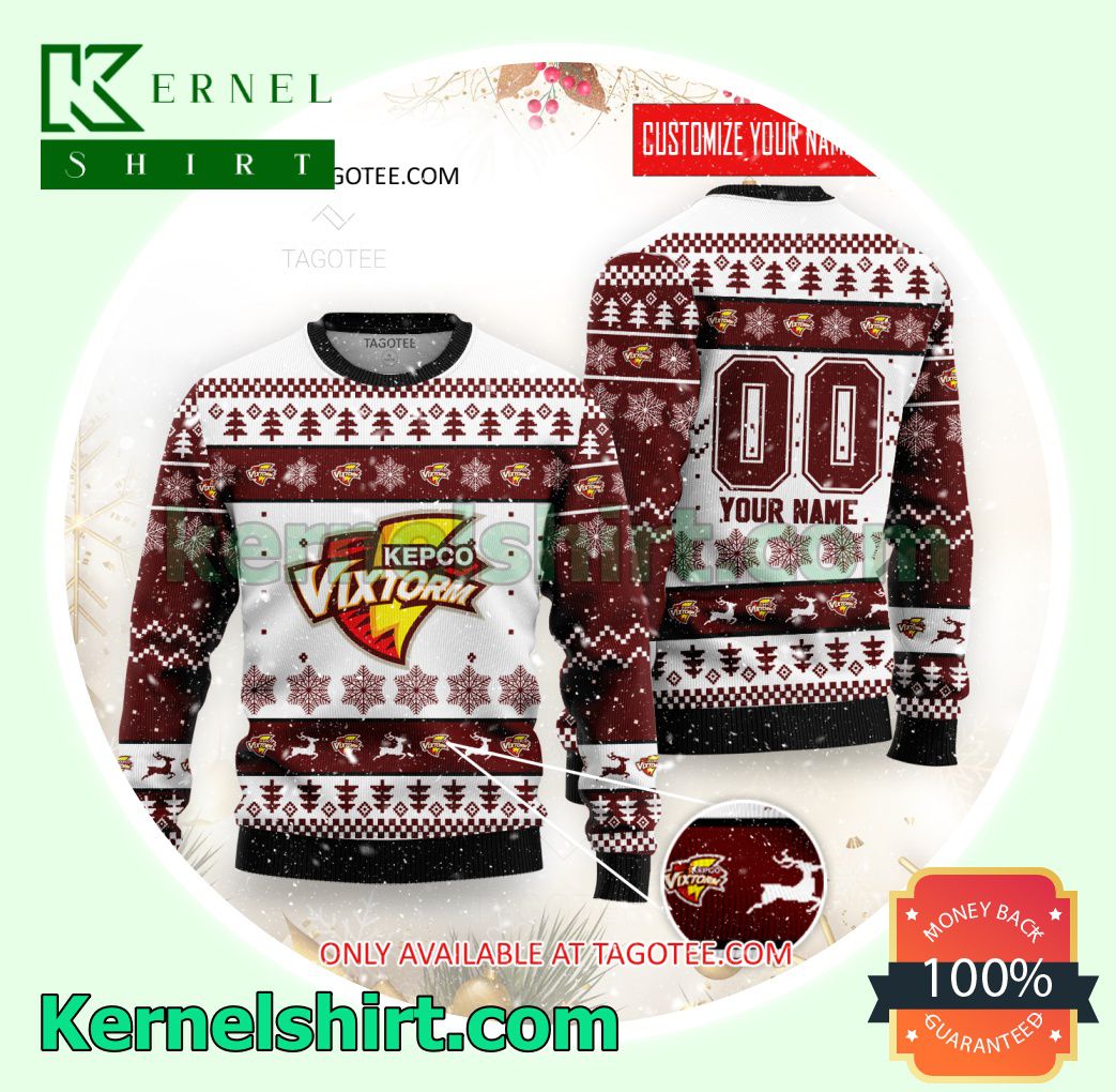 Kepco Volleyball Club Xmas Knit Sweaters