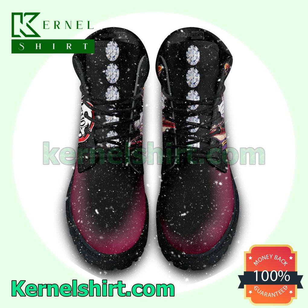 Kimetsu Tengen Uzui Winter Leather Boots a