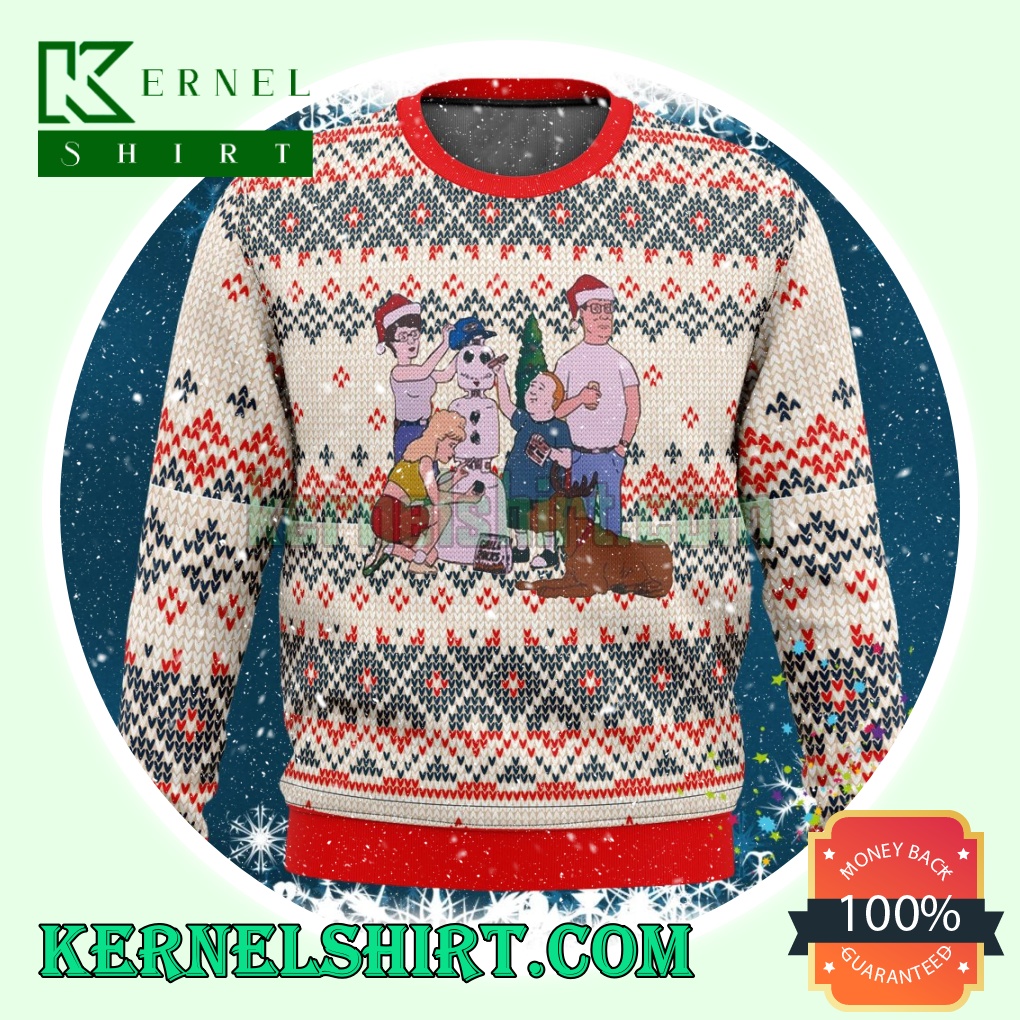 King Of The Hill Premium Knitting Christmas Sweatshirts