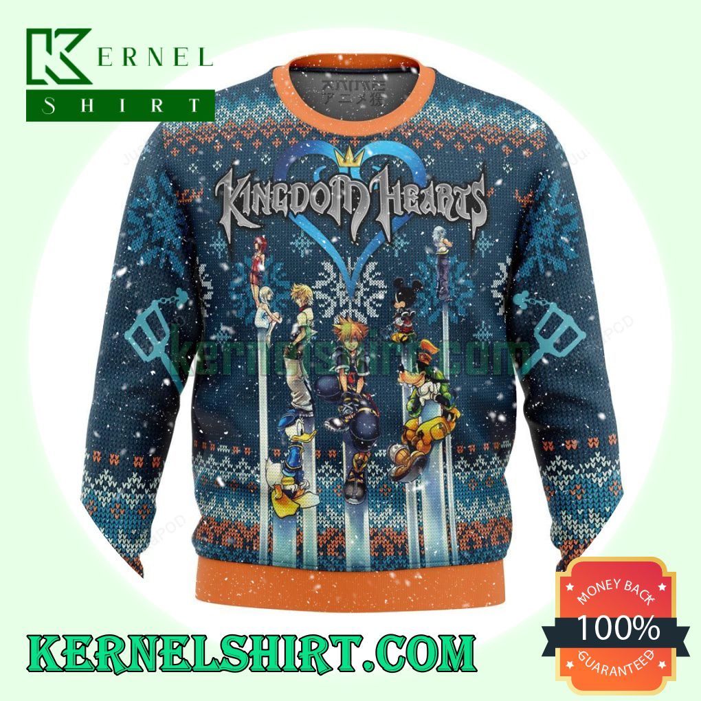 Kingdom Hearts For Unisex Knitting Christmas Sweatshirts