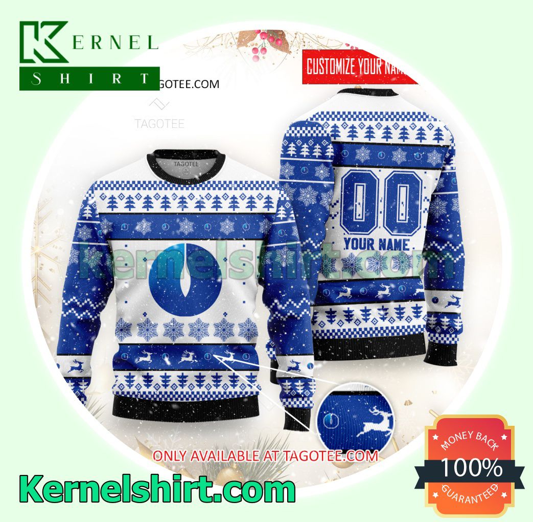KoGas Basketball Club Logo Xmas Knit Sweaters