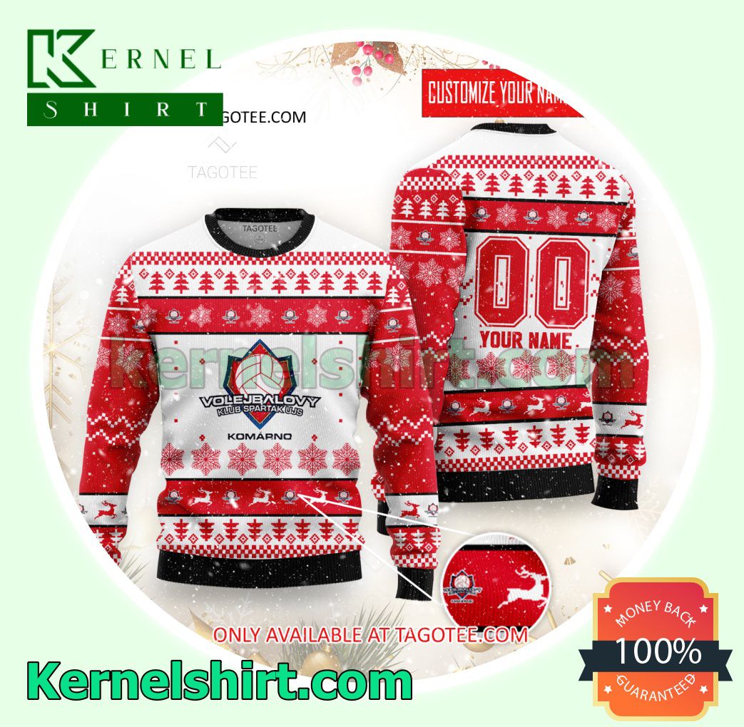Komarno Volleyball Club Xmas Knit Sweaters