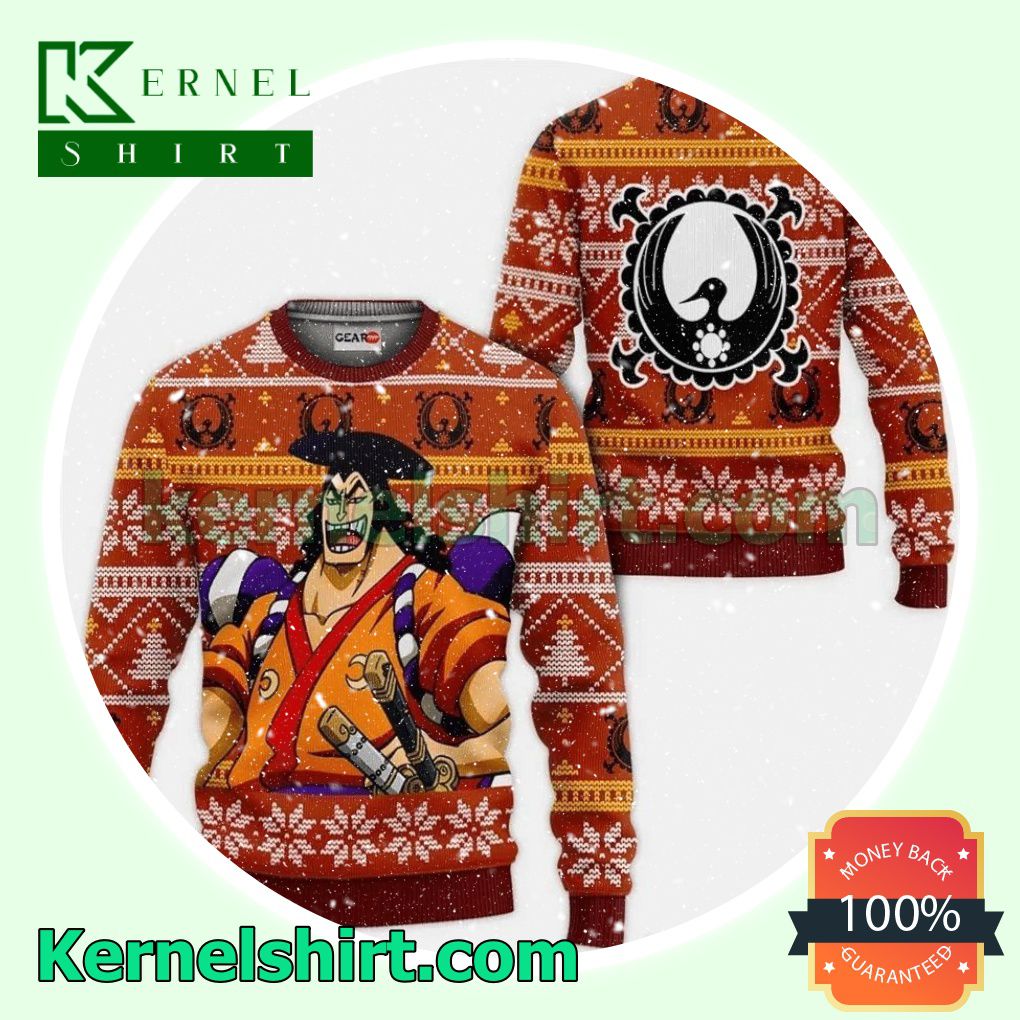 Kozuki Oden One Piece Anime Manga Knitted Christmas Jumper