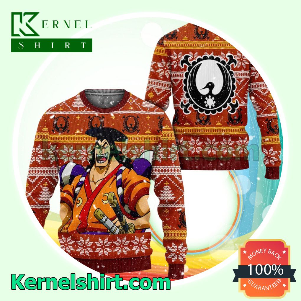 Kozuki Oden One Piece Manga Anime Knitted Christmas Jumper