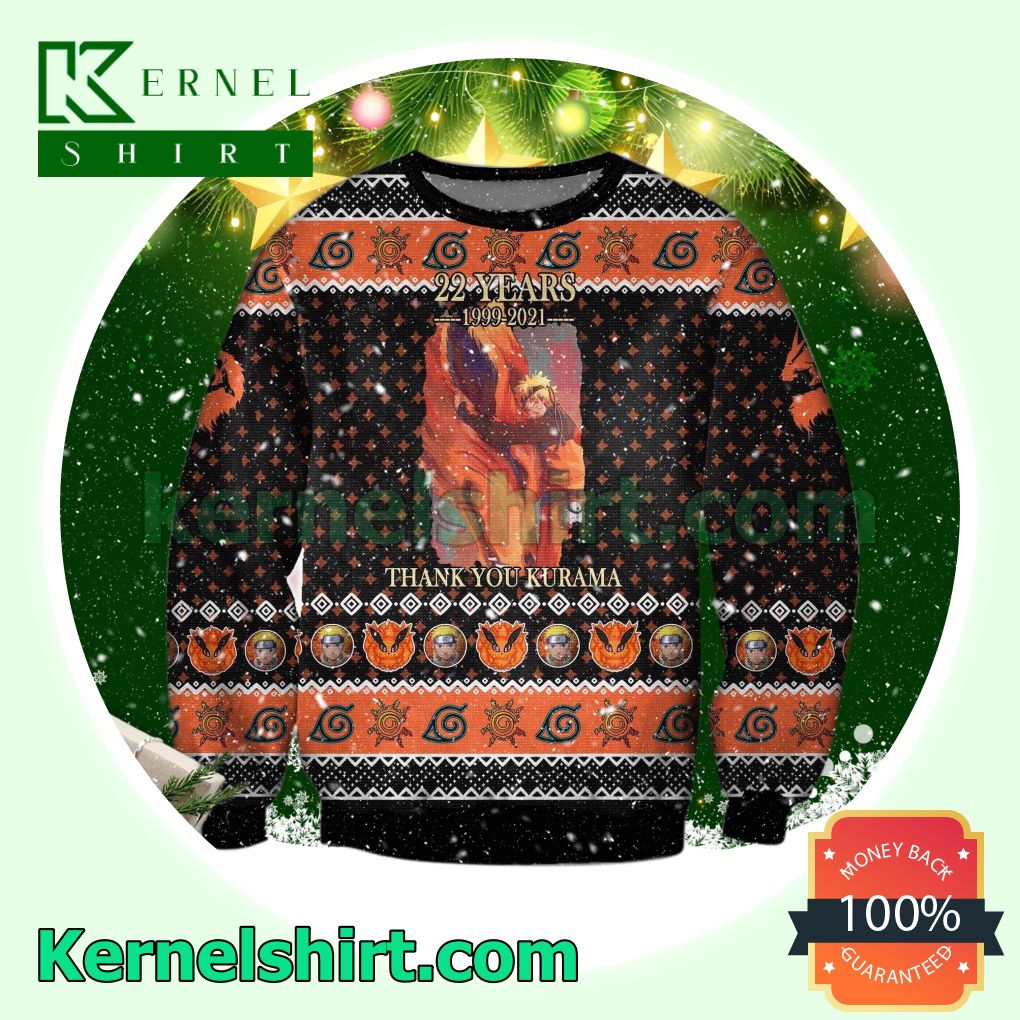 Kurama Naruto 22 Years Knitted Christmas Jumper