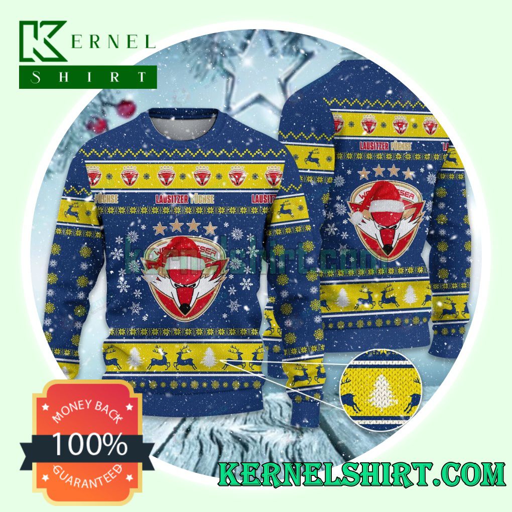 Lausitzer Füchse Club Snowflake Xmas Knit Sweaters