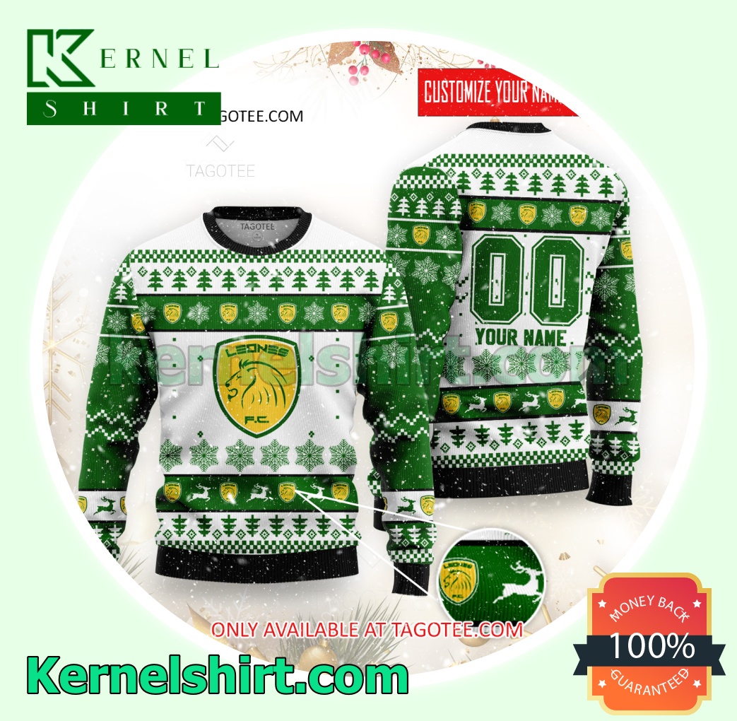 Leones FC Logo Xmas Knit Sweaters