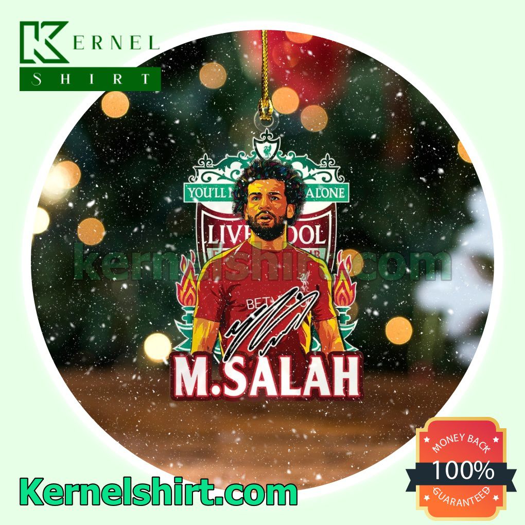 Liverpool - Mohamed Salah Fan Holiday Ornaments