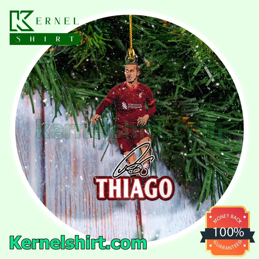 Liverpool - Thiago Alcântara Fan Holiday Ornaments a