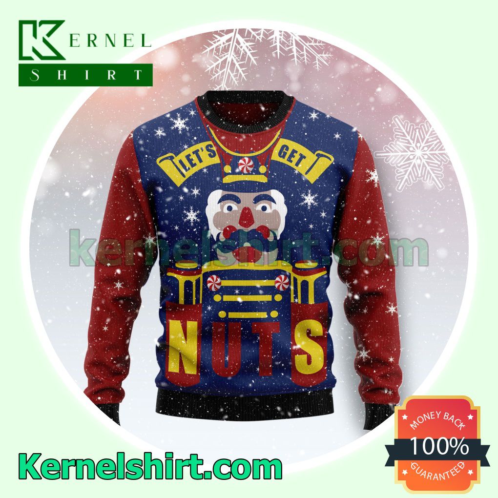 Major Mint The Nutcracker Let's Get Nuts Knitted Christmas Jumper