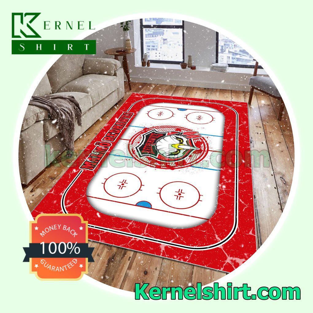 Malmo Redhawks Fan Rectangle Rug