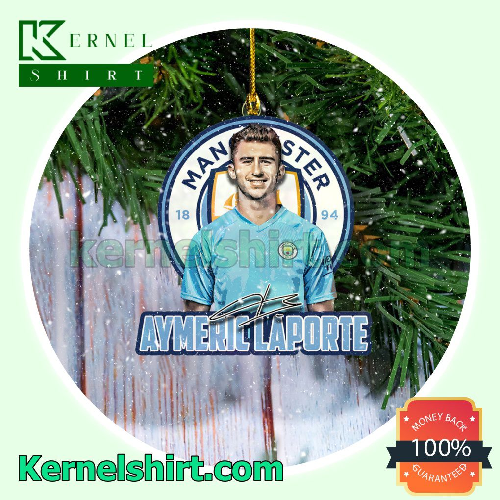 Manchester City - Aymeric Laporte Fan Holiday Ornaments a