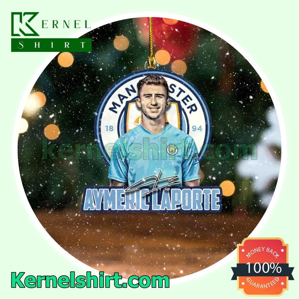 Manchester City - Aymeric Laporte Fan Holiday Ornaments