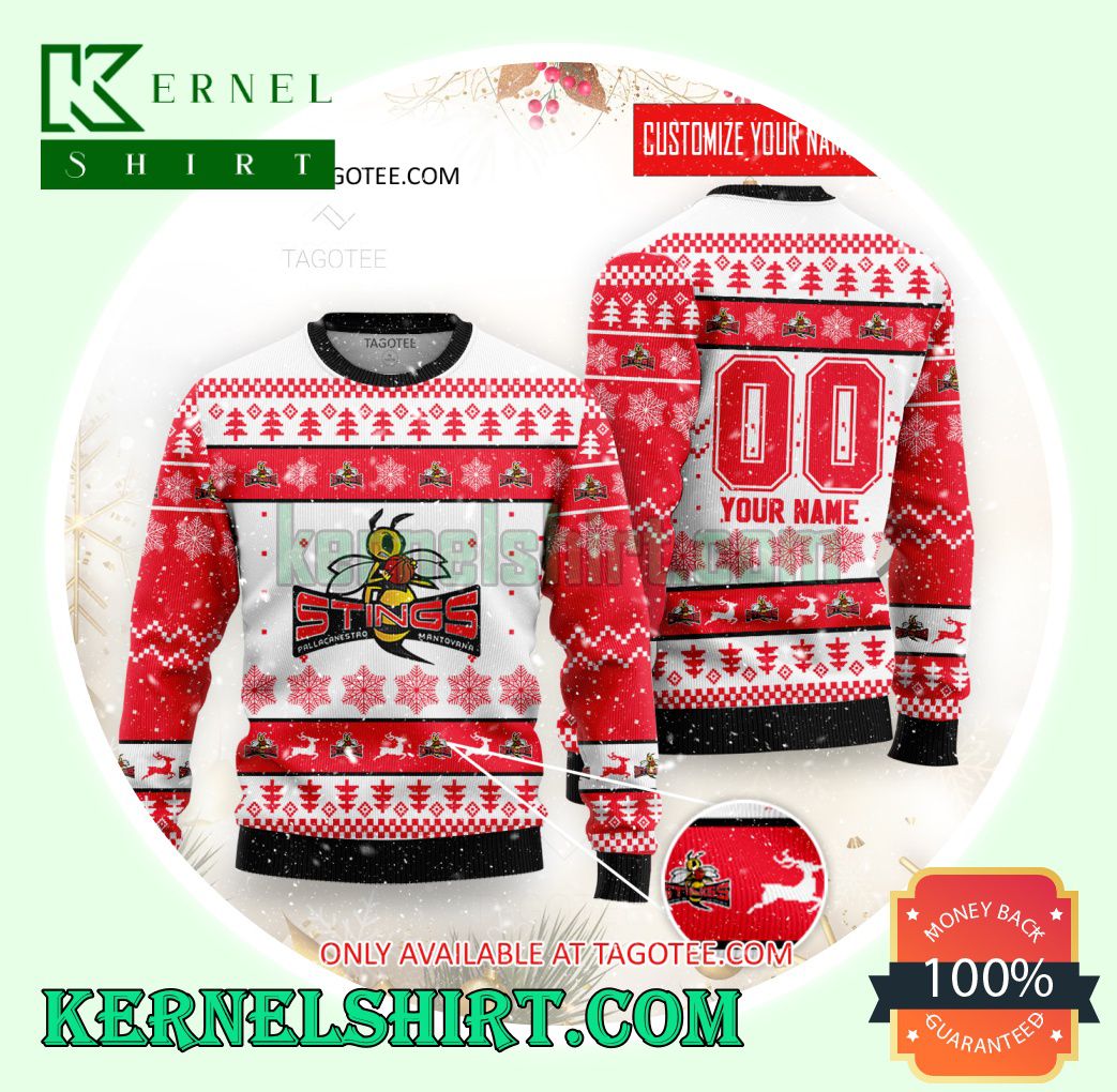 Mantova Basketball Xmas Knit Sweaters