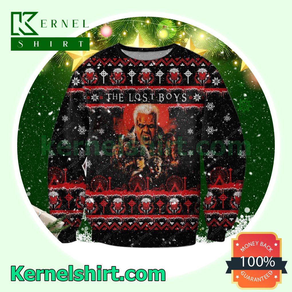 Marko Dwayne Star The Lost Boys Horror Movie Xmas Knitted Sweaters