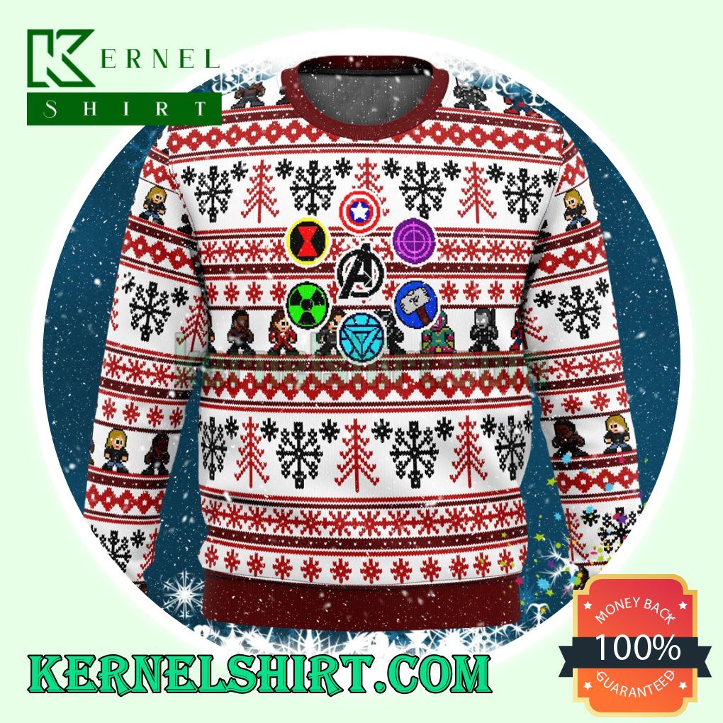 Marvel Avengers Logo Christmas Sweatshirts