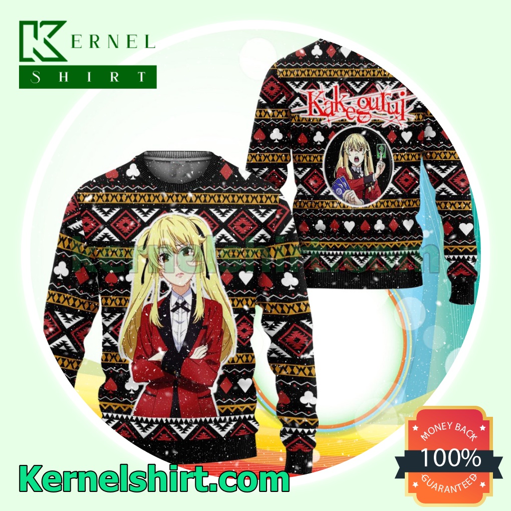 Mary Saotome Kakegurui Anime Knitted Christmas Jumper