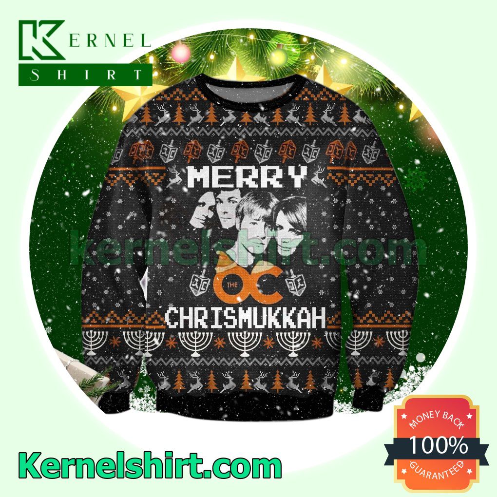 Merry Chrismukkah Seth Cohen The O.C Xmas Knitted Sweaters