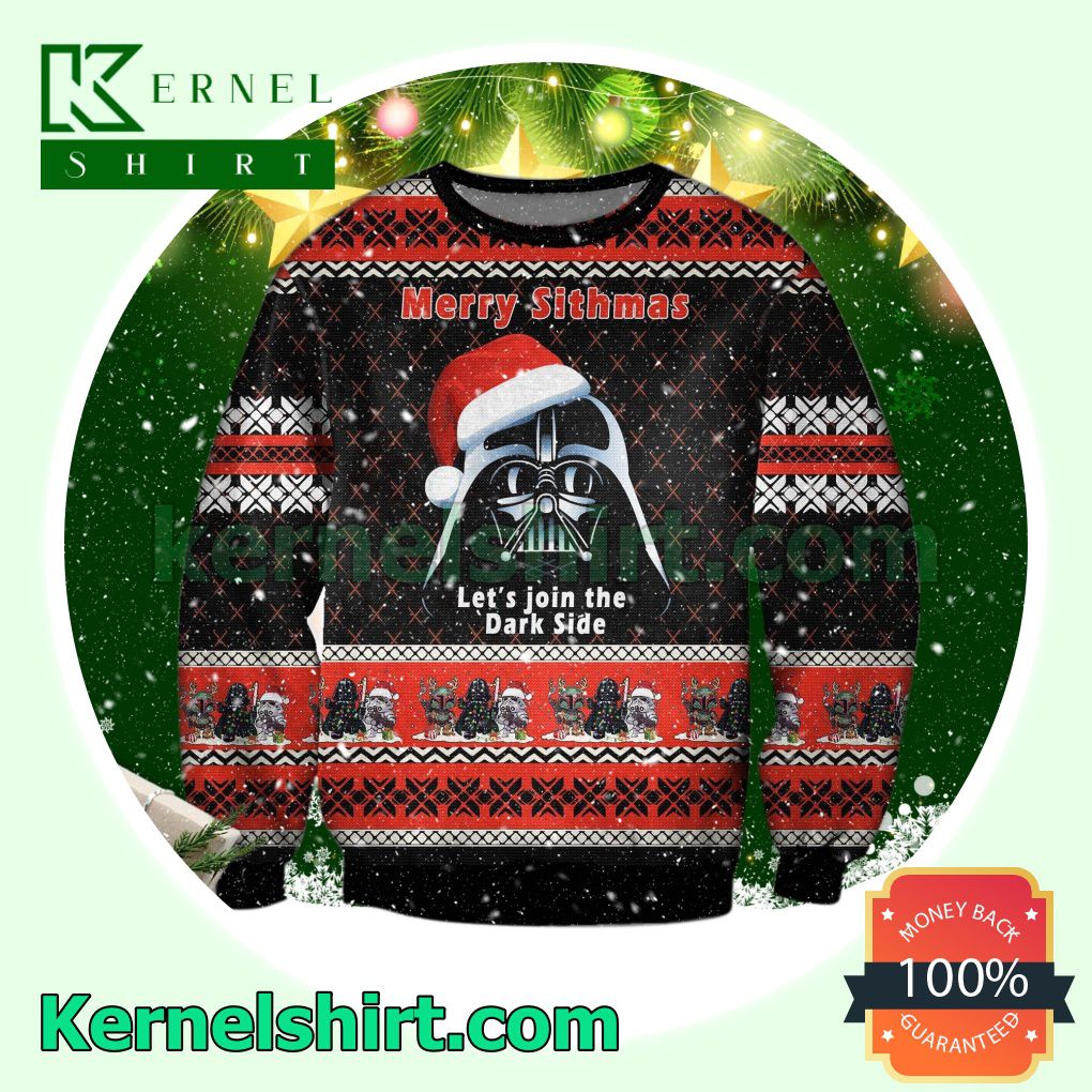 Merry Sithmas ! Darth Vader Star Wars Xmas Knitted Sweaters