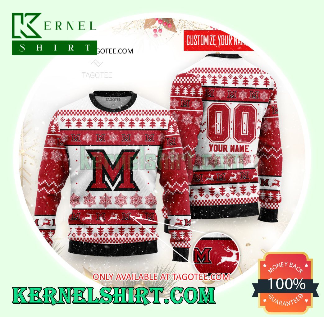 Miami (Oh) Rugby Club Xmas Knit Sweaters