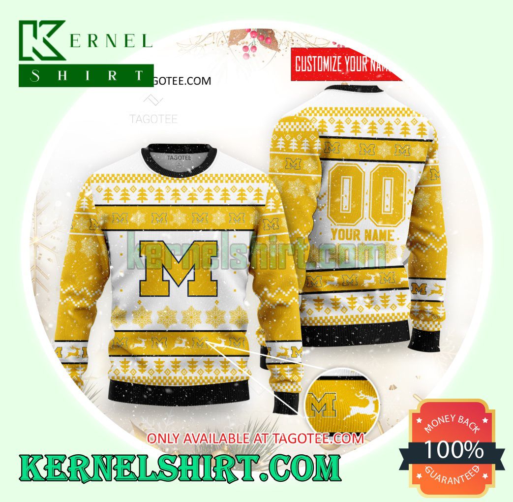 Michigan Rugby Club Xmas Knit Sweaters