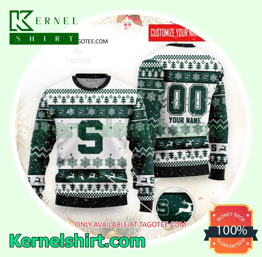 Michigan State Spartans Hockey Club Knit Sweaters