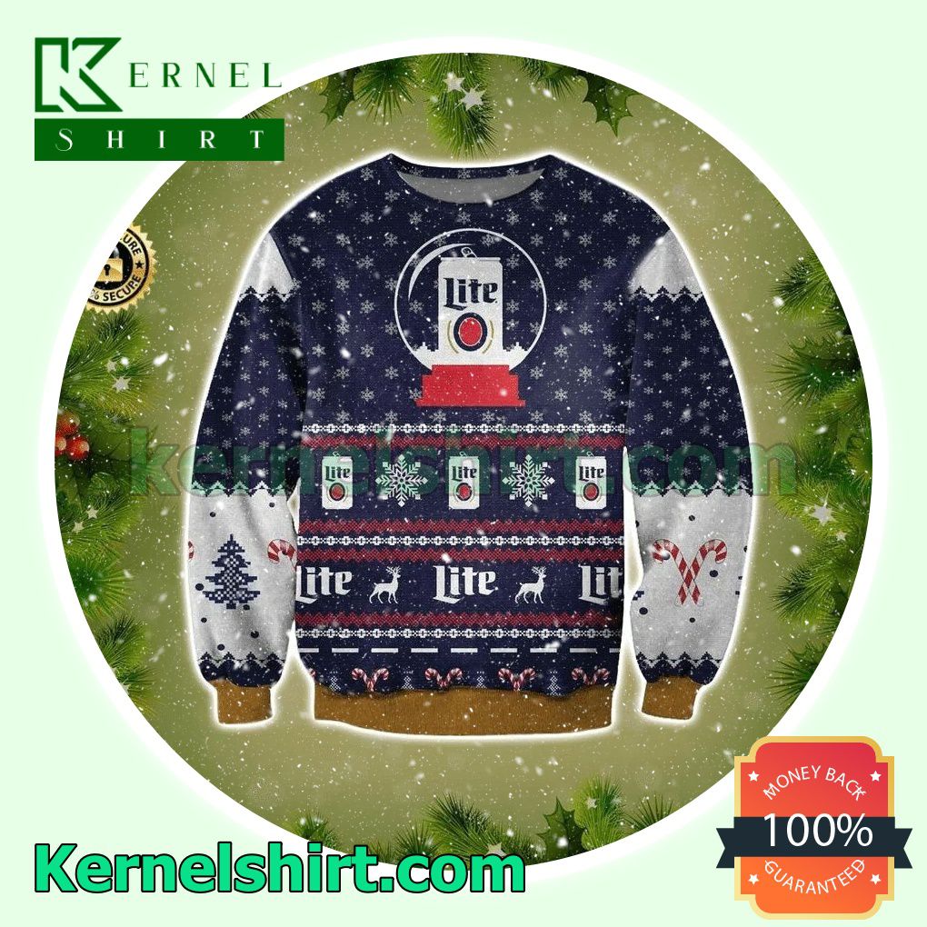 Miller Lite Beer Knitted Christmas Jumper