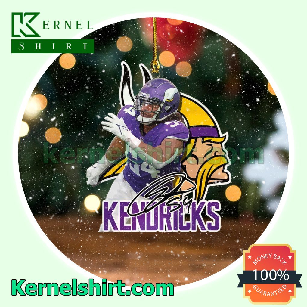 Minnesota Vikings - Eric Kendricks Fan Holiday Ornaments
