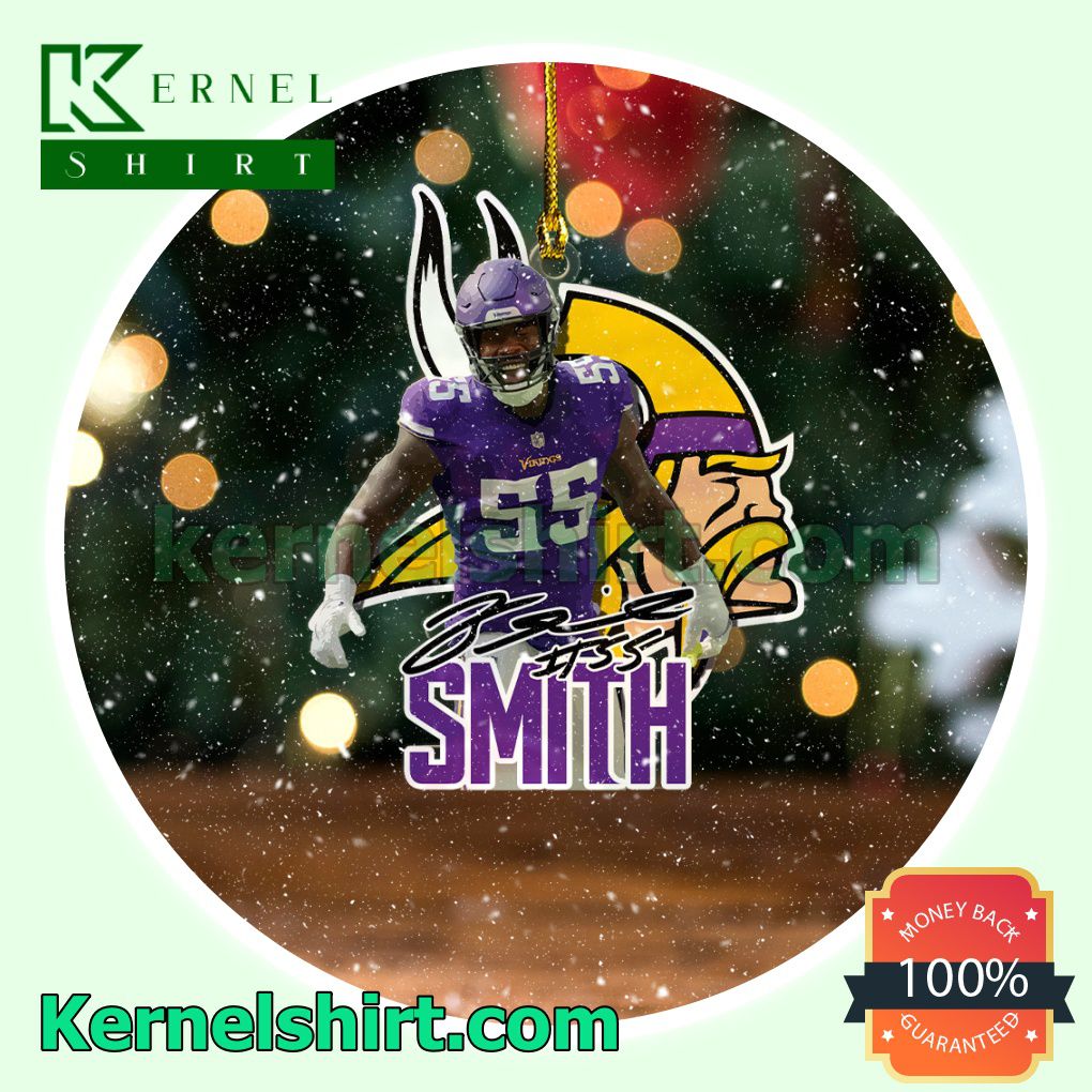 Minnesota Vikings - Za'Darius Smith Fan Holiday Ornaments a