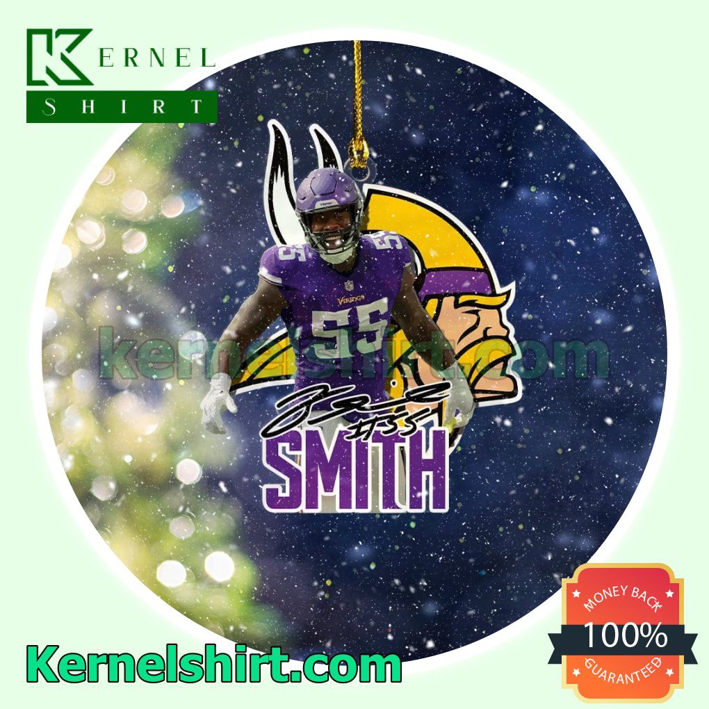 Minnesota Vikings - Za'Darius Smith Fan Holiday Ornaments