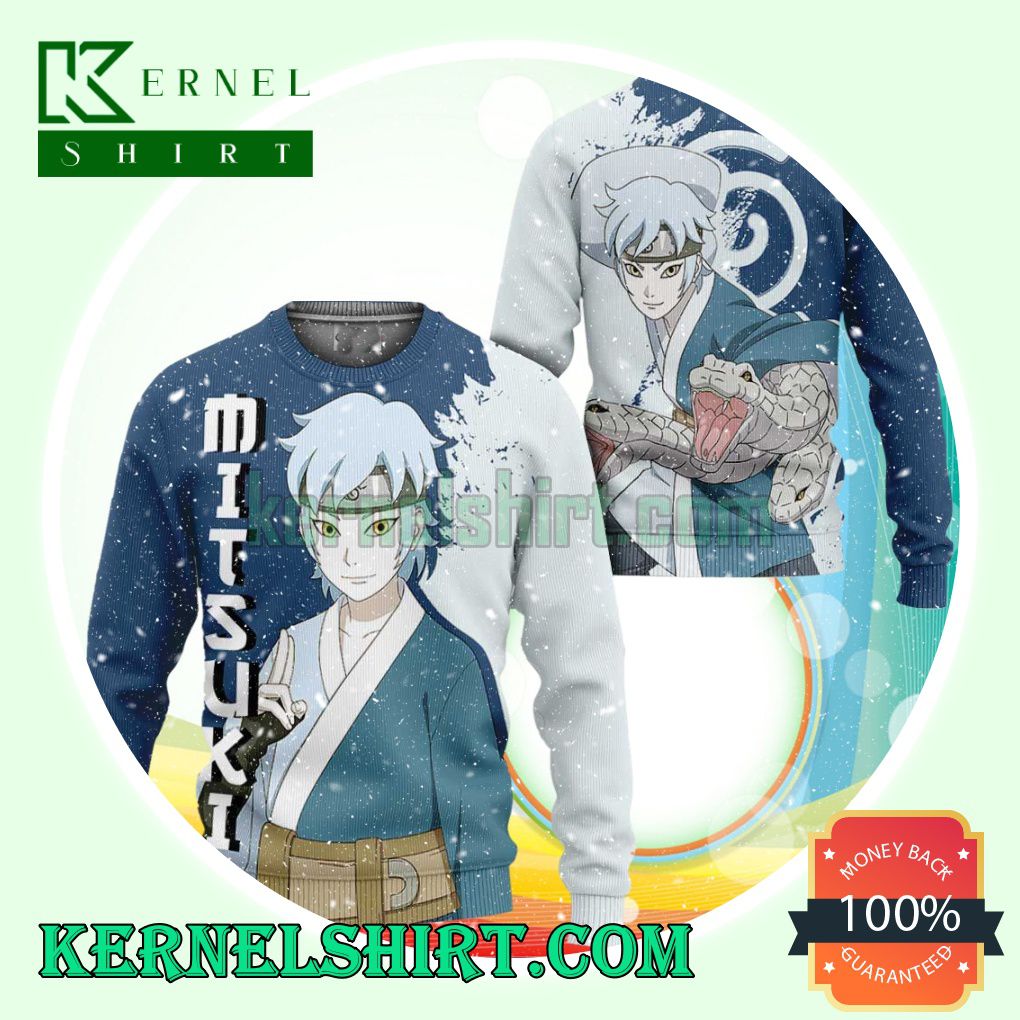 Mitsuki Boruto Naruto Anime Knitting Christmas Sweatshirts