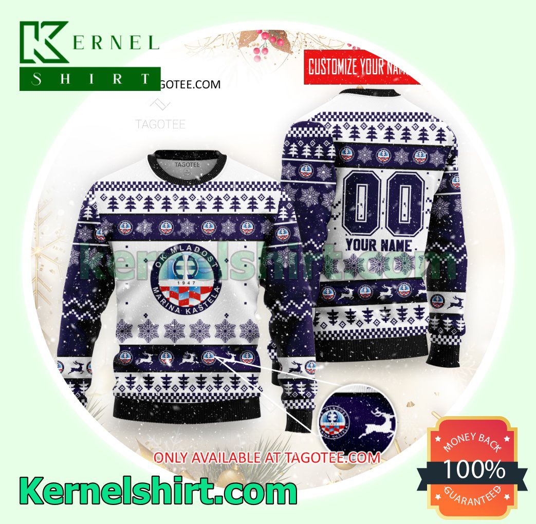 Mladost Ribola Kastela Volleyball Club Xmas Knit Sweaters