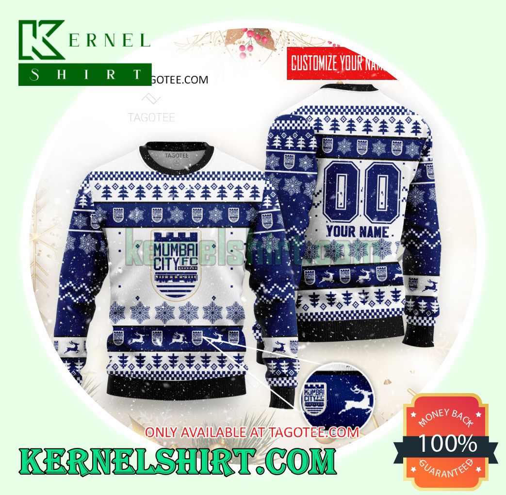 Mumbai FC Logo Xmas Knit Sweaters