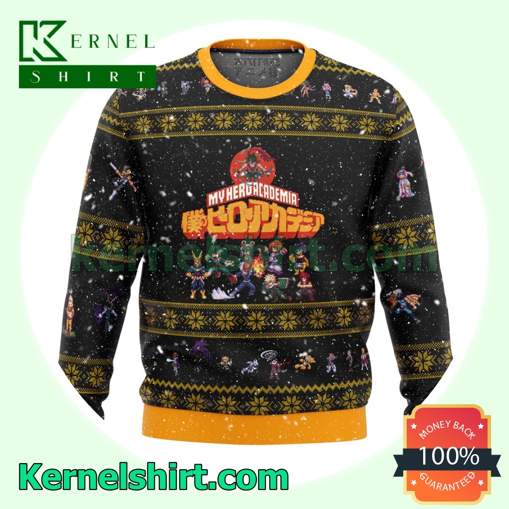 My Hero Academia Boku No Sprites Knitted Christmas Jumper