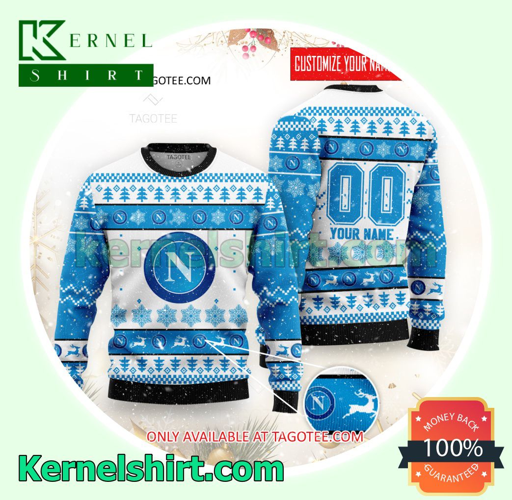 Napoli Logo Xmas Knit Sweaters